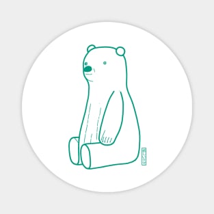 sad bear Magnet